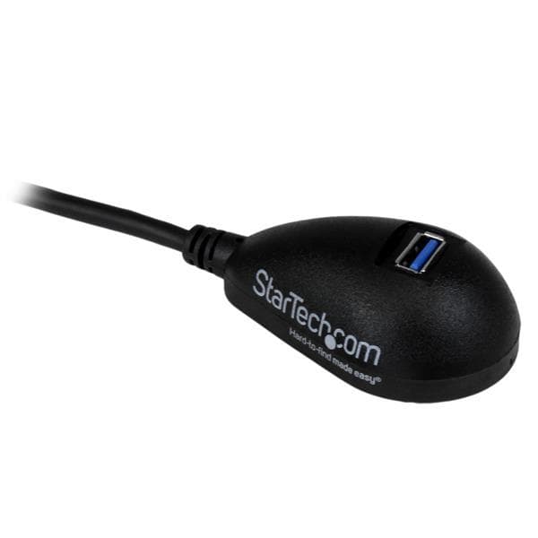 StarTech.com 1,5 m SuperSpeed USB 3.0 Desktop-förlängningskabel / dockningskabel - hane / hona - svart
