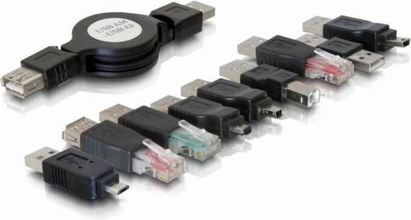 Delock - ZU USB Adapter Kit 10-delt