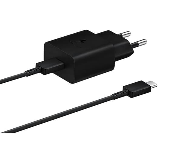 Samsung USB-C Adapter med kabel - 15W - 1m - Sort