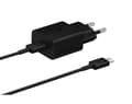 Miniatyrbillede 4 af 4: Samsung USB-C Adapter med kabel - 15W - 1m - Sort