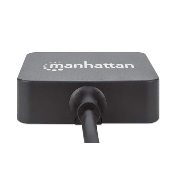 Manhattan 4 Ports USB 3.2 Gen 1 Hub Black
