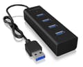 Miniatyrbild 2 av 4: RaidSonic ICY BOX IB-HUB1409-U3 - Hub - 4x SuperSpeed USB 3.0 - Desktop