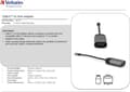 Miniatyrbillede 5 af 7: Verbatim USB-C til VGA-adapter - USB 3.1