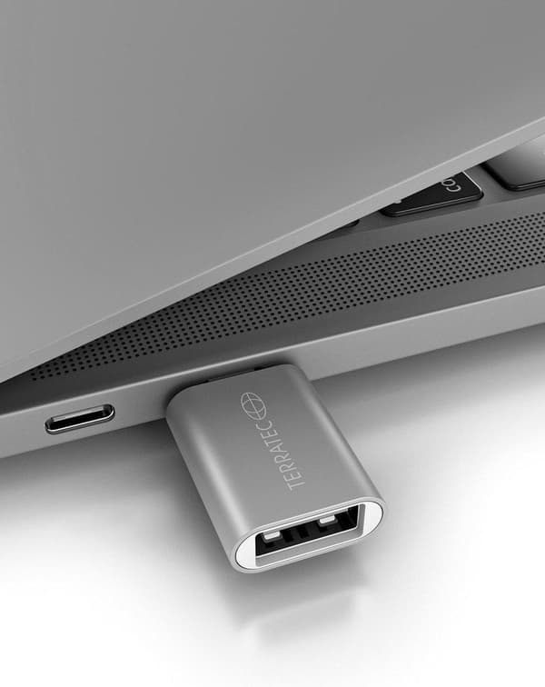 Terratec Connect C1 USB C USB A Sølv