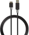 Miniatyrbild 9 av 11: USB-kabel | USB 2.0 | USB-A hane | USB Micro B hane | 480 Mbps | guldpläterad | 1,00 m | Runda | PVC | Antracit | fönsterlåda