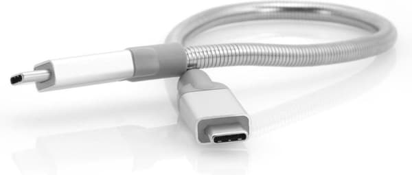 Verbatim rustfrit stål synkroniserings- og opladningskabel USB-C til USB-C - USB 3.1 - 30 cm