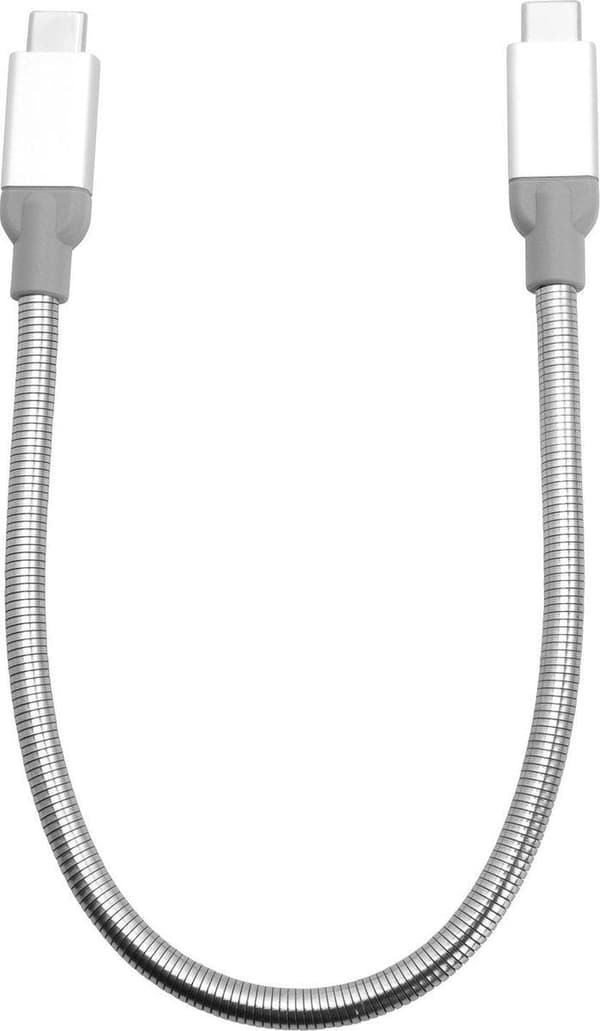 Verbatim rustfrit stål synkroniserings- og opladningskabel USB-C til USB-C - USB 3.1 - 30 cm