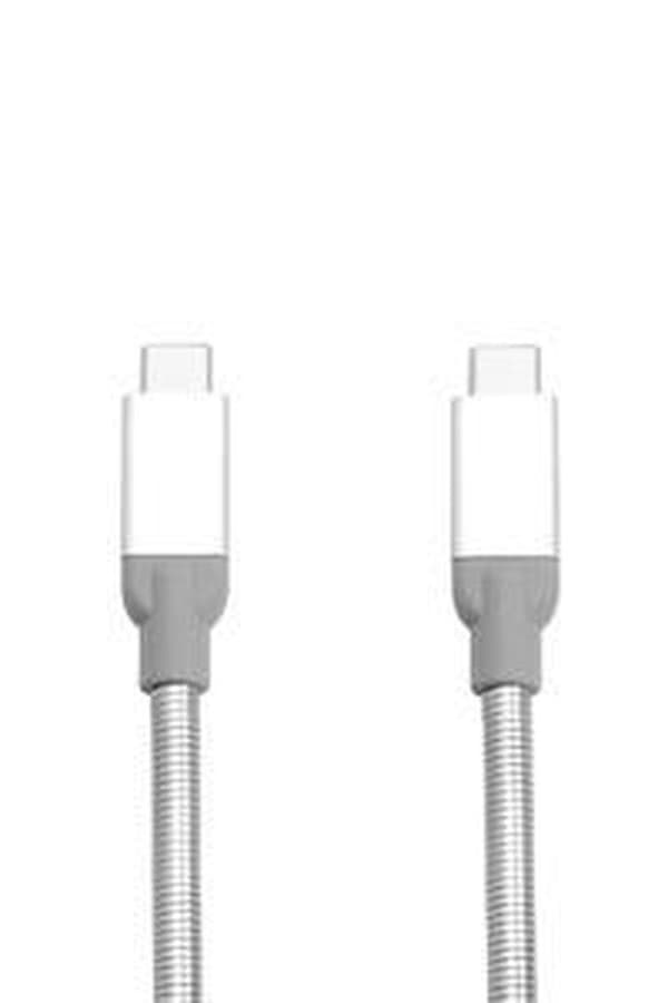 Verbatim rustfrit stål synkroniserings- og opladningskabel USB-C til USB-C - USB 3.1 - 30 cm