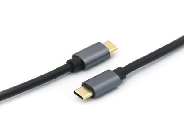 Udstyr - USB-kabel - USB-C (M) til USB-C (M) - USB 3.2 - 5 A - 50 cm - sort