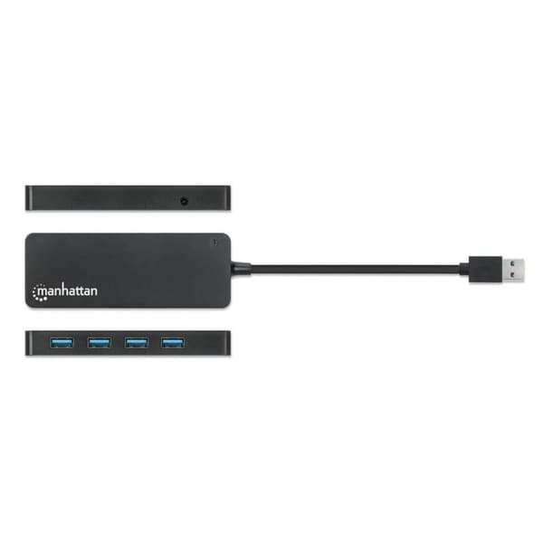 Manhattan USB 3.0 Hub Svart