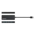 Miniatyrbild 5 av 5: Manhattan USB 3.0 Hub Svart
