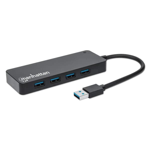 Manhattan USB 3.0 Hub Svart