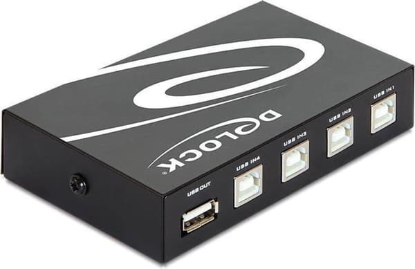 USB Switch Delock 4 ingångar - 1 utgång