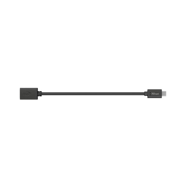 Trust Calyx - USB-C till USB-A-adapter - Svart