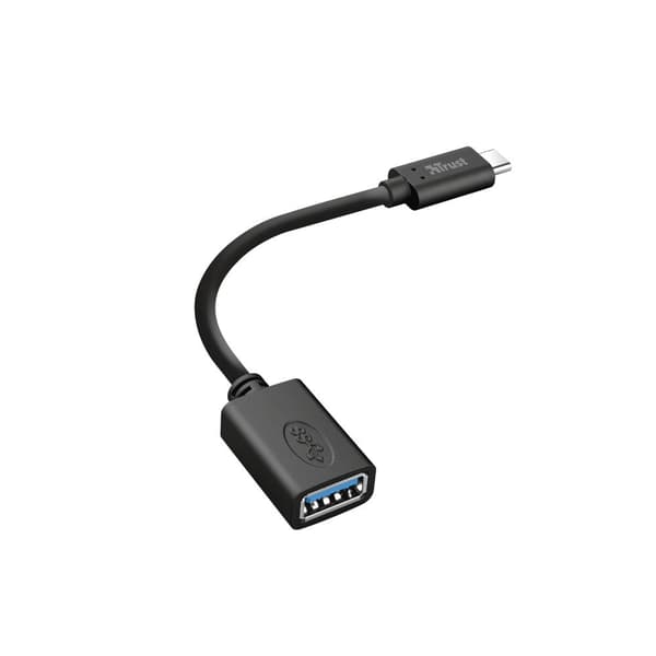 Trust Calyx - USB-C till USB-A-adapter - Svart