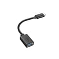 Miniatyrbild 2 av 4: Trust Calyx - USB-C till USB-A-adapter - Svart