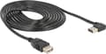 Miniatyrbild 2 av 6: Easy-USB2.0 förlängningskabel USB-A vinklad vänster/höger - 3 meter