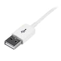 Miniatyrbild 2 av 3: StarTech 1m Vit USB 2.0-förlängningskabel A-till-A - M/F