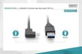 Miniatyrbild 4 av 6: ASSMANN AK-300147-010-S, USB 3.1 anslutningskabel, USB Type-C till USB A (hane [90°]/hane), 3A, 10 Gbit/s, 1,0 meter, svart