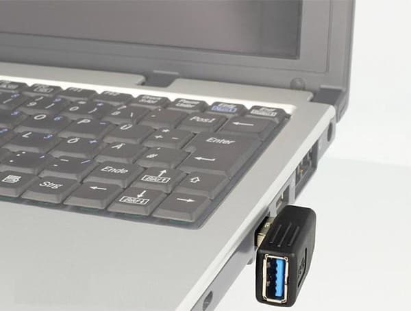 Delock - Adapter USB 3.0 Stecker-Buchse shoppet 270° horisont
