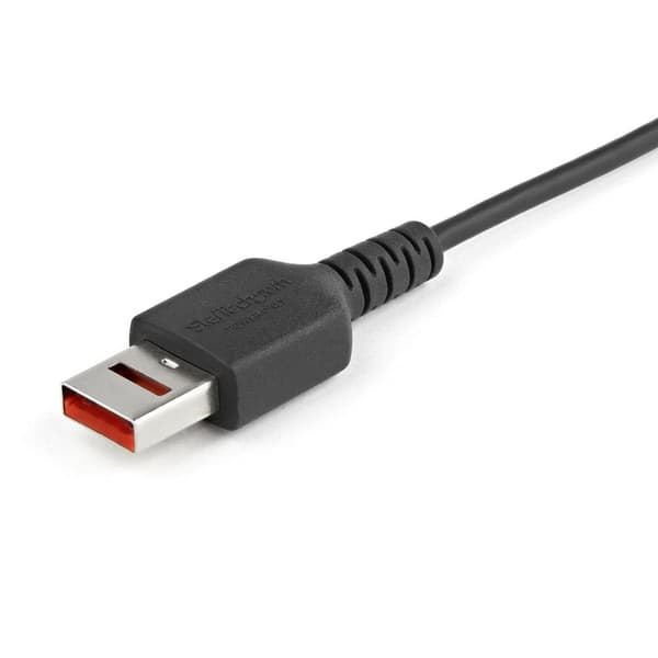StarTech.com 3ft (1m) Säker laddningskabel, USB-A till Micro USB Data Blocker Charge-Only-kabel, Power-Only-laddarkabel för telefon/surfplatta, databl