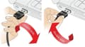Miniatyrbild 5 av 9: DeLOCK USB Mini B till vinklad Easy-USB-A-kabel - USB2.0 - upp till 2A / svart - 2 meter