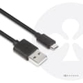 Miniatyrbillede 3 af 3: Club 3D - USB-kabel - USB Type A (M) til Micro-USB Type B (M) - USB 3.2 Gen 1 - 2.4 A - 1 m - tovejs