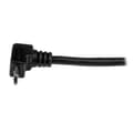 Miniatyrbild 5 av 5: StarTech.com 1m USB 2.0 A till Micro B-kabel vinklad upp - Svart - USB A / Micro B-datakabel / anslutningskabel