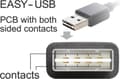 Miniatyrbild 3 av 7: DeLOCK EASY-USB 2.0-A - USB 2.0 micro-B, 2m
