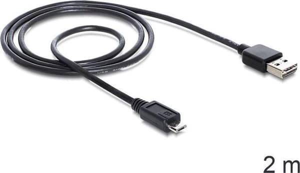 DeLOCK EASY-USB 2.0-A - USB 2.0 micro-B, 2m