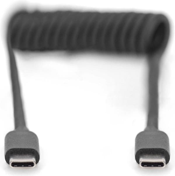 Digitus AK-300431-006-S USB-kabel 1 m USB 2.0 USB C Sort