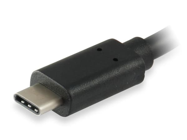 Udstyr 133455 USB-kabel 0,15 m USB 3.2 Gen 1 (3.1 Gen 1) USB C USB A Sort
