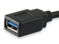 Miniatyrbillede 2 af 4: Udstyr 133455 USB-kabel 0,15 m USB 3.2 Gen 1 (3.1 Gen 1) USB C USB A Sort