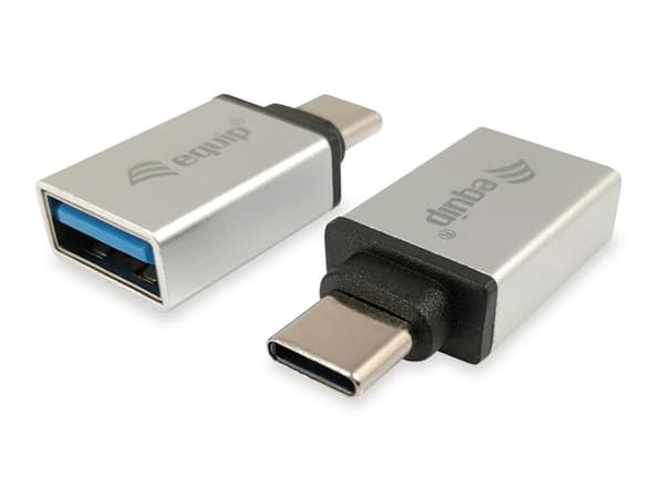 Utrusta USB-kabel C - En adapter, silver