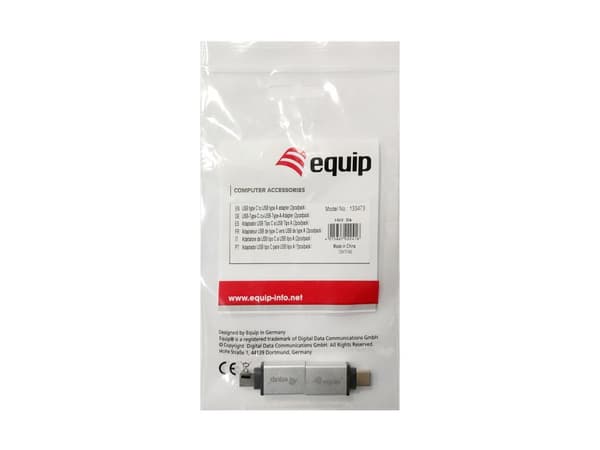 Utrusta USB-kabel C - En adapter, silver