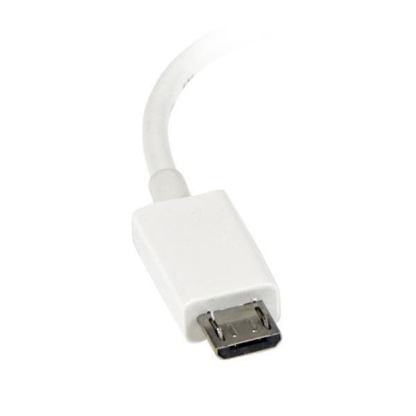 StarTech.com Micro USB til USB OTG Host Adapter M/F - USB Adapter - 5-pin Micro USB Type B (M) - USB Type A, 4-pin (F) - 5" (Hi-Speed OTG ) - hvid ( U