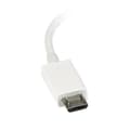 Miniatyrbillede 2 af 3: StarTech.com Micro USB til USB OTG Host Adapter M/F - USB Adapter - 5-pin Micro USB Type B (M) - USB Type A, 4-pin (F) - 5" (Hi-Speed OTG ) - hvid ( U