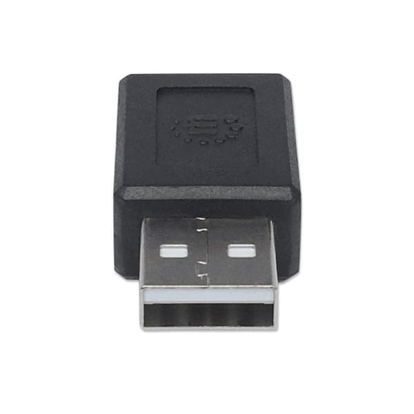 Manhattan USB 2.0-adapter [1x USB-A 2.0-stik - 1x USB-C-stik] Stik passer begge veje