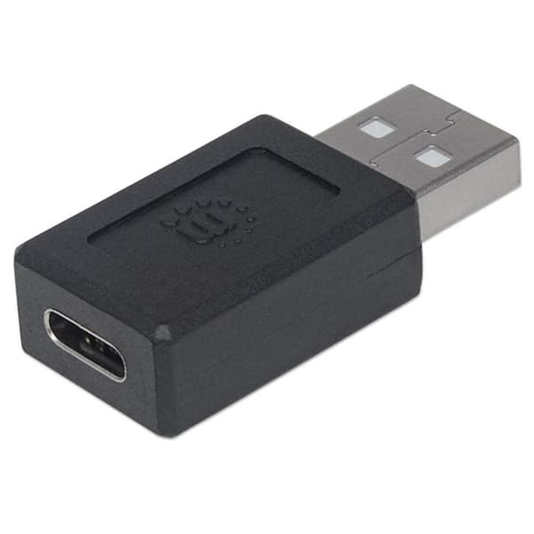 Manhattan USB 2.0-adapter [1x USB-A 2.0-stik - 1x USB-C-stik] Stik passer begge veje