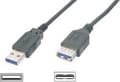 Miniatyrbillede 3 af 3: Digitus Usb 3.0 installationskabel [1X Usb 3.0 stik A - 1X Usb 3.0 Bus A] 3 M Sort