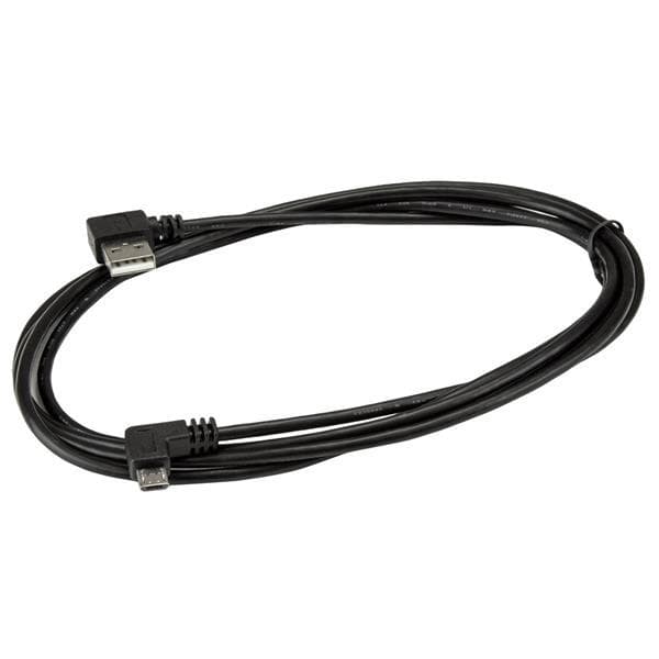 StarTech.com Micro-USB-kabel med retvinklede stik - M/M - USB-kabel - USB Type A, 4-benet (M) - 5-benet Micro-USB Type B (M) - 2,0 m (USB/ USB2. 0) -