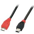 Miniatyrbillede 3 af 3: Lindy - USB 2.0 Kabel Type Micro-B / Mini-B OTG, 0,5m