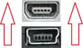 Miniatyrbild 3 av 4: DeLOCK Adapter USB-B mini USB-B mini 5-stift Svart