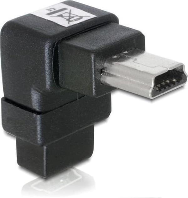 DeLOCK Adapter USB-B mini USB-B mini 5-stift Svart