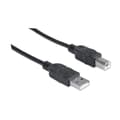 Miniatyrbild 2 av 5: Manhattan 337779 Hi-Speed USB 2.0 anslutningskabel (typ A hane till typ B hane) 5 m svart