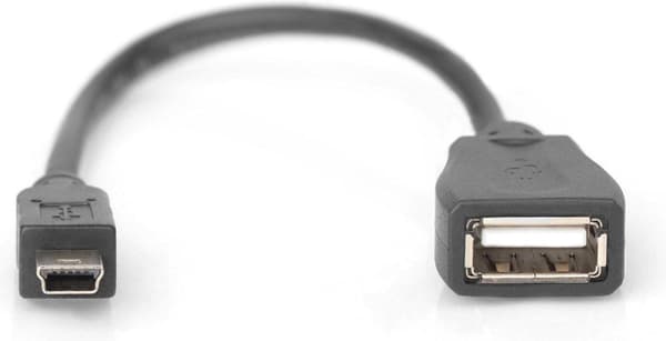 ASSMANN Elektroniska kabeladaptrar/reducerare USB 2.0 OTG 0.2m