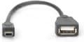 Miniatyrbild 3 av 5: ASSMANN Elektroniska kabeladaptrar/reducerare USB 2.0 OTG 0.2m