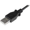 Miniatyrbild 4 av 4: 0 5 m mikro-USB laddnings- och synkroniseringskabel M/M - högervinkel mikro-USB - 24 AWG