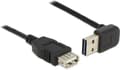Miniatyrbild 7 av 8: Easy-USB2.0 förlängningskabel USB-A vinklad topp/botten - 1 meter