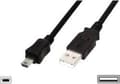 Miniatyrbild 4 av 4: Digitus AK-300130-030-S USB-kabel 3 m USB 2.0 USB A Mini USB B Svart